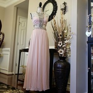 Stunning beads evening , prom dress